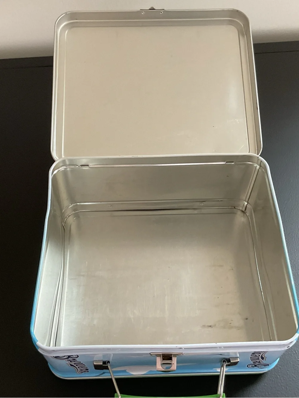 Wish Bone MLB Milwaukee Brewers Collectible Giveaway Metal Lunch Box